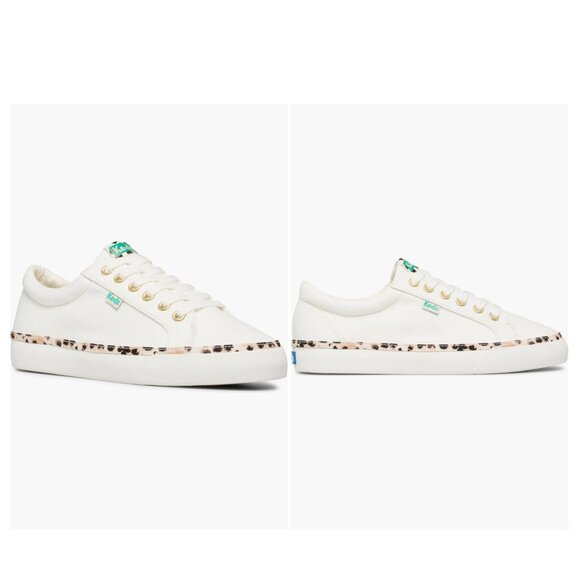 Keds || Jump Kick Leopard Print Platform Sneaker - Picture 1 of 8